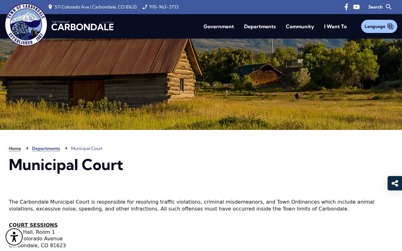 Garfield County District Court comparison with Carbondale Municipal Court