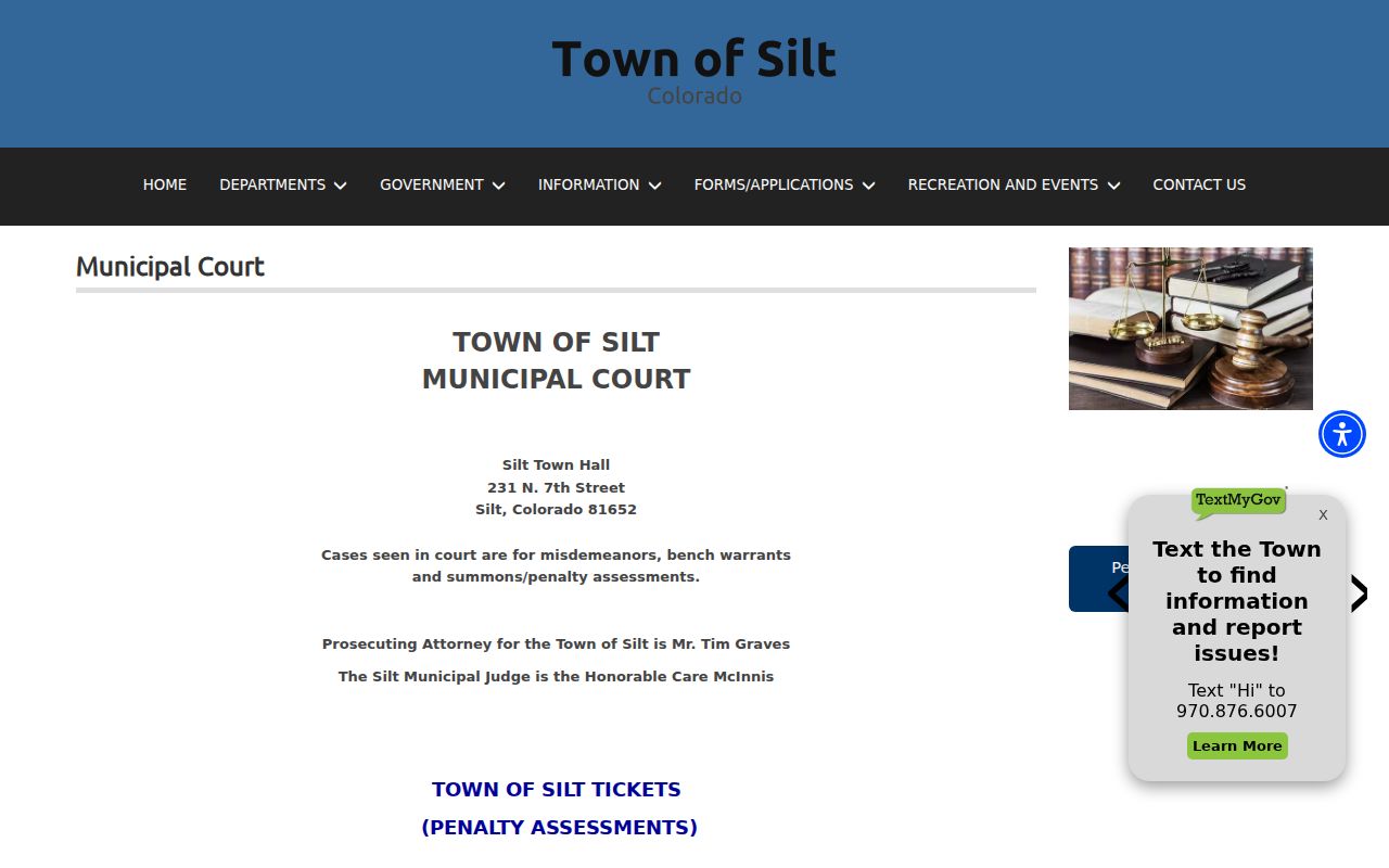 Garfield County District Court comparison with Silt Municipal Court