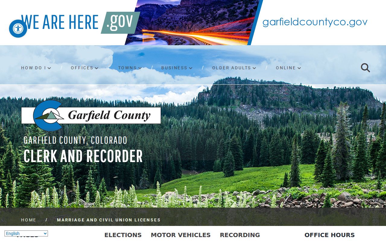 Garfield County marriage and divorce records marriage and civil union licenses