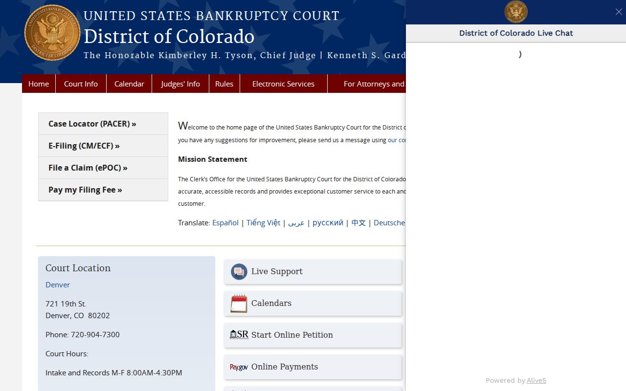 Garfield County probate records federal bankruptcy court distinction