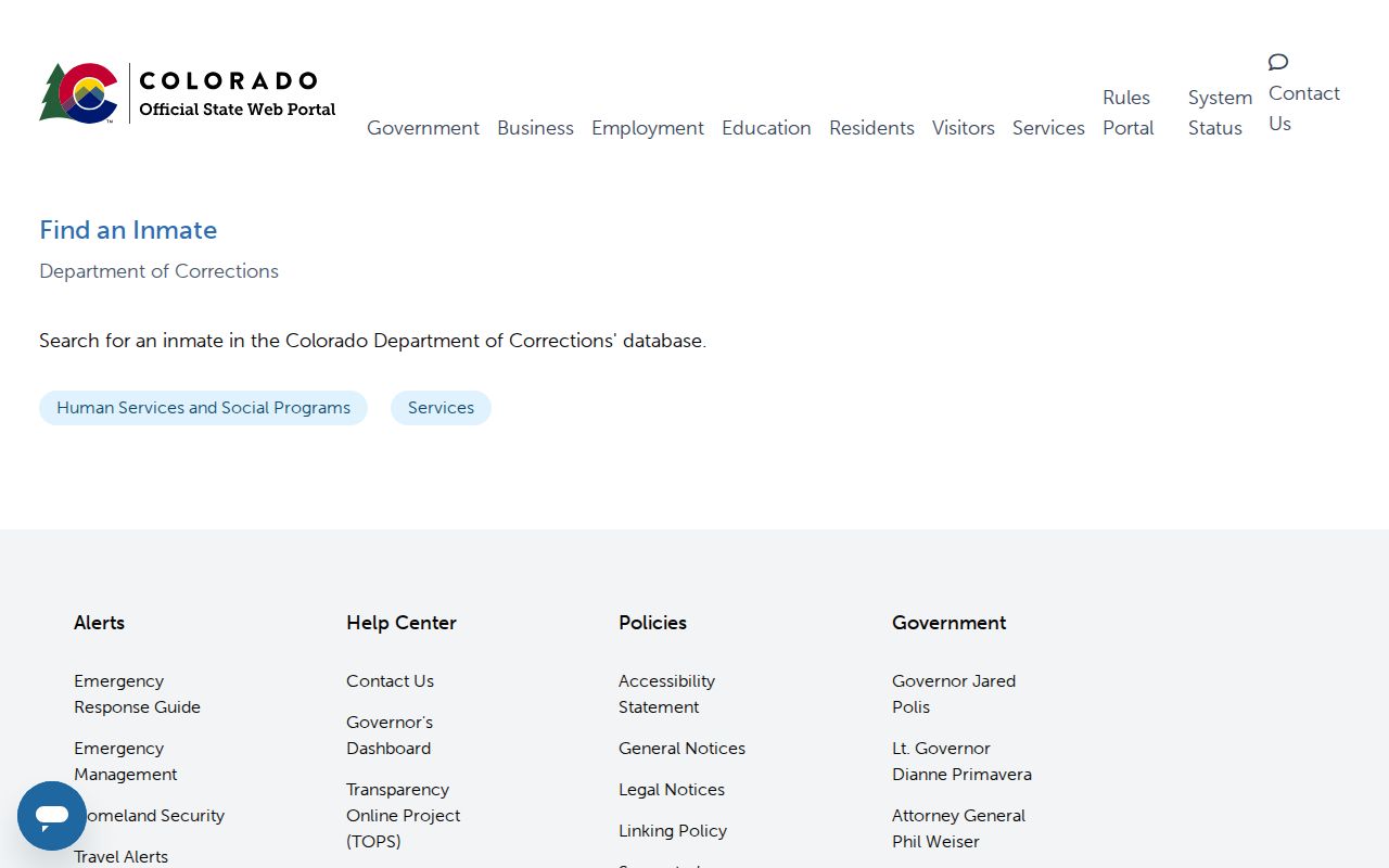Garfield County probate records Colorado inmate locator distinction